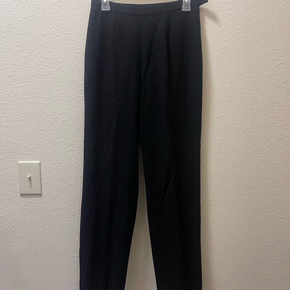 Albert Nipon Elegant Black Dress Pants